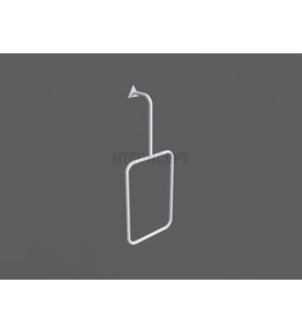 Ntconcept Beyaz Metal Duvar Askılığı
