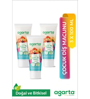 Doğal Çocuk Diş Macunu Çilekli 75 Ml / 100 Gr X 3 ADET + 20 Ml Argan Krem