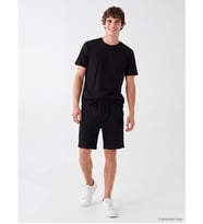 LC WAIKIKI Siyah Regular Fit Çizgili Erkek Şort