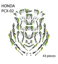 Grippatch - HONDA PCX-125 (2025) ile Uyumlu 43 Parça Tank Pad Seti GC40-B-S