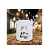 Espresso Purronum Baskılı Seramik Küllük