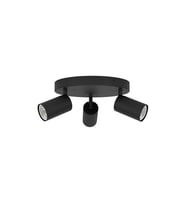 30cm Metal Gövde os ram   Gün Işığı Ampullü Spor Modern Üçlü Led Avize