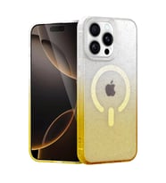 Durukar® iPhone 14 Pro Max Pummel Shiny Magsafe Kapak - Gold