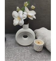 Cottonova C16 Dekoratif Delikli Vazo ve Mumluk