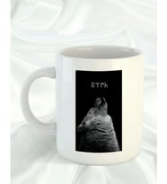 Türk Bayrağı Kupa - Ay Yıldız Desenli Kırmızı Milli Gurur Hediyelik Mug (Beyaz)