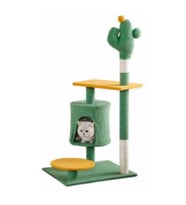 SENYE Kedi Tırmalama ve Oyun Kulesi 50x30x115 cm Peluş Kaplamalı Demonte Model