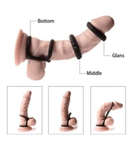 Penis halkası çeşitleri yeni  nesil 4lü penis halka seti