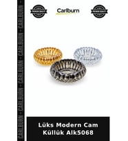 Özel Üretim Lüks Modern Cam Küllük Alk5068