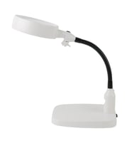 Masaüstü 10X Led Işıklı Büyüteç Okuma El Sanatları Onarım Büyüteç 7765