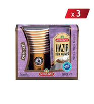 Altın Cezve Hazır Türk Kahvesi Ofis Seti Sütlü 10 x 11 Gr - 3LÜ PAKET