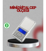 Mavi Işıklı LCD Ekranlı Hassas Tartı Terazisi