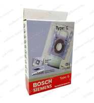Siemens Uyumlu Super XS/XXS dino VS 50B00 - VS 59B99 Elektrikli Süpürge Type G Toz Torbası