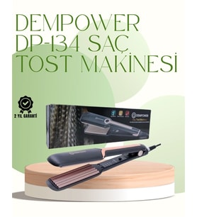 Mulvxkrg Krg02 Dp-134 Saç Tost Makinesi 220°C Isı Ayarlı, 360° Dönebilen Kablo (Mulvix)