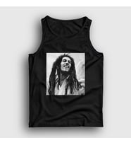 Presmono Unisex Siyah Photo Bob Marley Atlet 265507tt