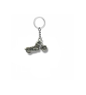 Road Rebel – Motorsiklet Zincir Figürlü Unisex Metal Anahtarlık