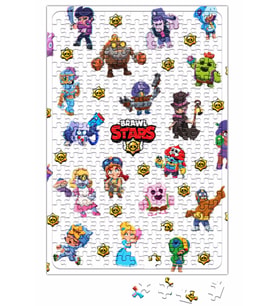 Brawl Stars Büyük Yıldızlar Puzzle 240 Parça Yapboz