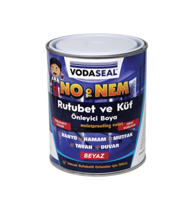 VodaSeal No-to-Nem Rutubet ve Küf Önleyici Boya 1 kg. (Beyaz)