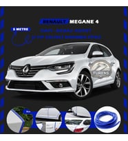Renault Megane 4 Oto Araç Kapı Koruma Fitili 5metre Parlak Mavi Renk