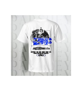 Destroy The Day Unisex Yarım Kollu Bisiklet Yaka %100 Pamuk Oversize T-shirt