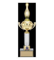 ODAK KUPA - Figürlü Kupalar - Bowling / Pin Figürlü Kupalar FG-058 B - 43 cm