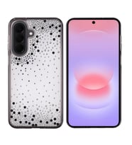 Galaxy A57 Kılıf Airbag Tasarımlı Damla Taşlı Şeffaf Pera Silikon Kılıf