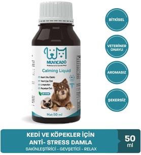 Kedi Köpek Sakinleştirici Damla ve Malt Calming Anti-Stress Rahatlatıcı Damla Sprey 50 ml