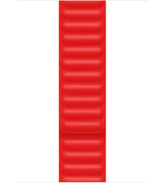 Apple Watch Series 9 45mm için Kordon Leather Link Band Kırmızı [Watch Series 9 45mm ile Uyumlu Kordon - Kırmızı]