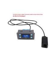 Dijital Termostat Sıcaklık ve Nem Kontrol Cihazı, 6-30V DC ile çalışır