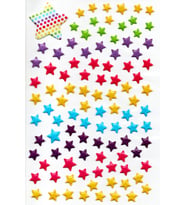Sticker Kabartmalı A4 boyutunda Stiker Defter, planlayıcı etiket (Lim230) - Minik Yıldızlar