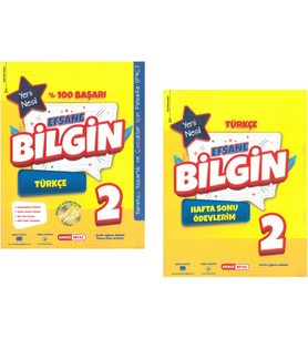 Kırmızı Beyaz Efsane Bilgin Türkçe 2.Sınıf (2 KİTAP)