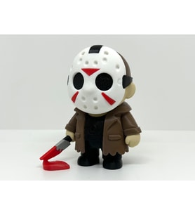 Jason Voorhees Figürü - 3D Yazıcı Tasarım Friday the 13th Biblosu - Kanlı Palalı Jason Heykelcik