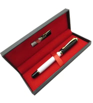 Signator® T428 Siyah Beyaz Gold Roller Kalem  İsme Özel Kalem  Hediyelik Kalem (Karışık)