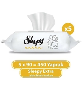 Islak Mendil Extra 90 Lı 5 Adet