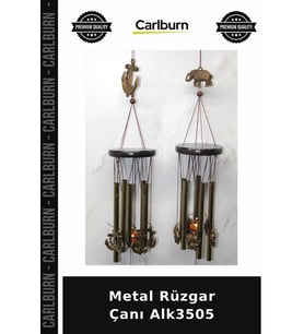 Özel Üretim Dekoratif Bahçe Süsü Balkon Aksesuarı Hediye Metal Rüzgar Çanı Alk3505