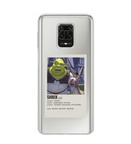 Redmi Note 9 Pro/Note 9S Uyumlu Shrek Minimalsit Poster Desenli Şeffaf Telefon Kılıfı