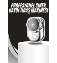 Kablosuz Tıraş Makinesi Günlük Hızlı Taşınabilir Şarjlı Yuvarlak Paslanmaz Çelik