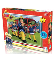 KS Games 100 Parça Fireman Sam (İtfaiyeci Sam) Çocuk Puzzle - FRS714