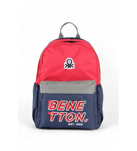 Benetton  Kırmızı-Lacivert Unisex Okul Sırt Çantası BEN03842