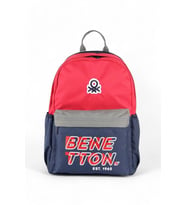 Benetton  Kırmızı-Lacivert Unisex Okul Sırt Çantası BEN03842