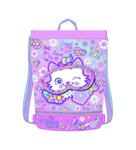 DREAM VEST SÜSLÜ KEDİ SU GEÇİRMEZ SIRT ÇANTASI ÇOK RENKLİ (K)