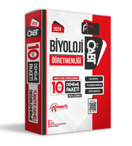 2024 ÖABT Biyoloji Öğretmenliği 10lu Paket Deneme D.Çözümlü TG Anamorfik Yayınla (Beyaz)