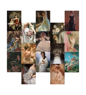 Orora Art-Sanat Temalı Poster Duvar Kağıdı Seti-15li-230g-A5