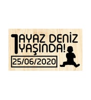 10'lu Buzdolabı Yaş Magneti (Krem)