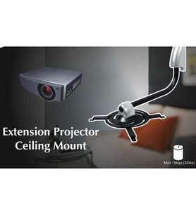 VALX AL-P02 Projeksiyon Yan Duvar Askı Aparatı