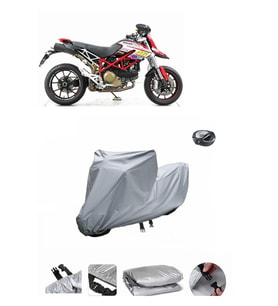 Ducati Hypermotard 1100  Su Geçirmez Motosiklet Brandası ARKA ÇANTA UYUMLU