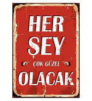 Ahşap MDF Poster (27x18cm)