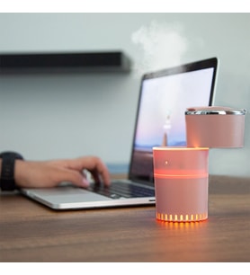 Lattice Ortam Nemlendirme Ve Dezenfektan Buhar Makinesi (pembe) Usb