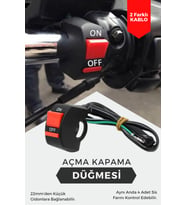 ATV Motosiklet Sis Farı Açma Kapama Gidon Düğmesi