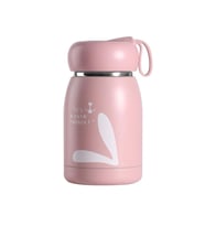 Pembe 304 Çelik 320 ml Bebek Mama Saklama Termosu Mug cin493pm