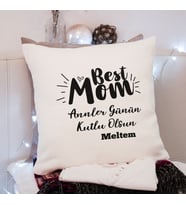 Anneler Günü Tasarımlı Yastık Kişiye Özel